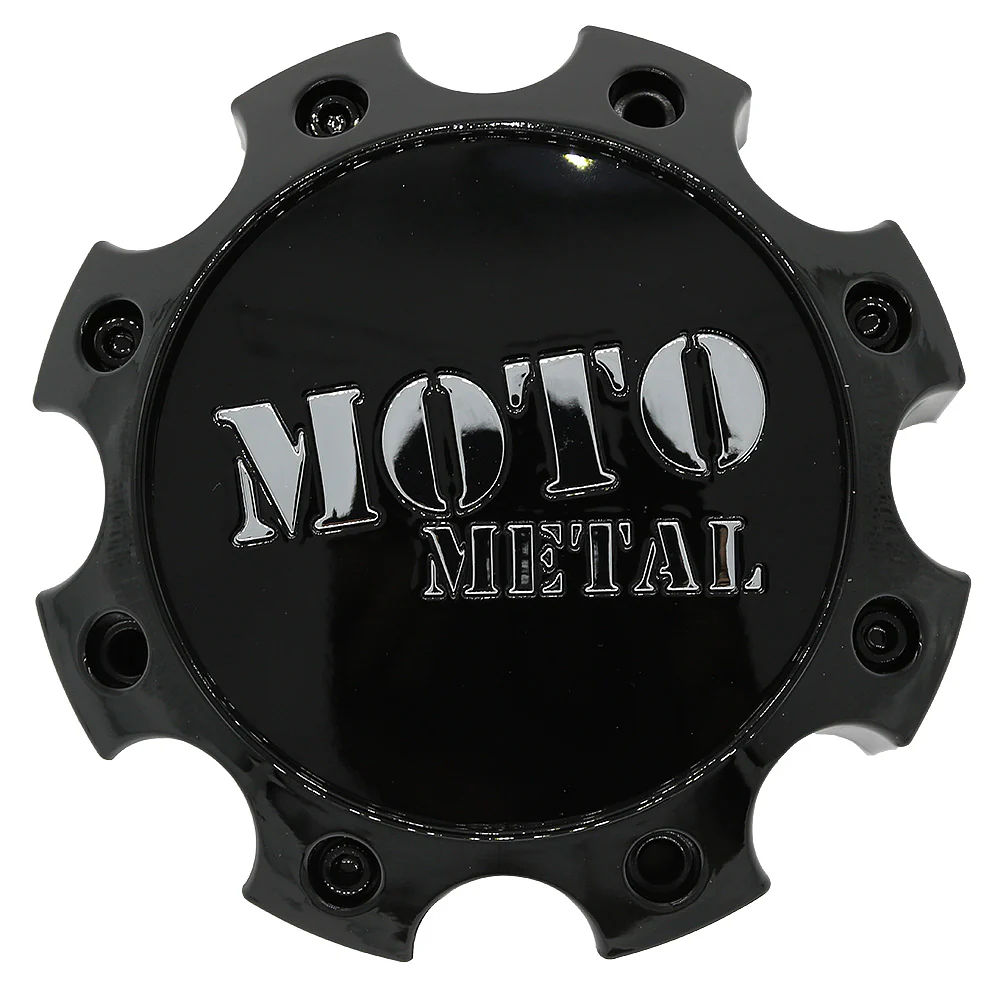 Moto Metal 1079L170MO3GB-H50 Gloss Black Wheel Center Cap – 8x6.5/180 H50