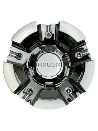 Akuza 844 Lever Chrome Wheel Center Cap EMR0844-TRUCK-CAP