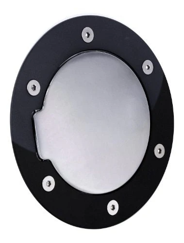 All Sales 6041K Black Billet Aluminum Ring and Fuel Door