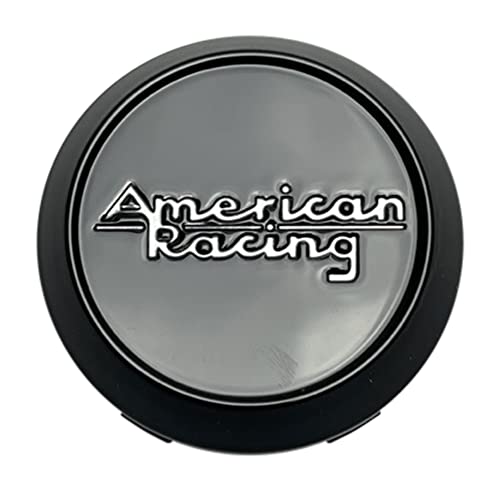 American Racing 1521S01 Black Wheel Center Cap Snap in
