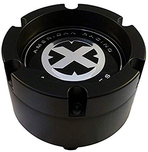 American Racing ATX 391K132 391K132YB003 8 Lug Black Snap in 2pc Wheel Center Cap