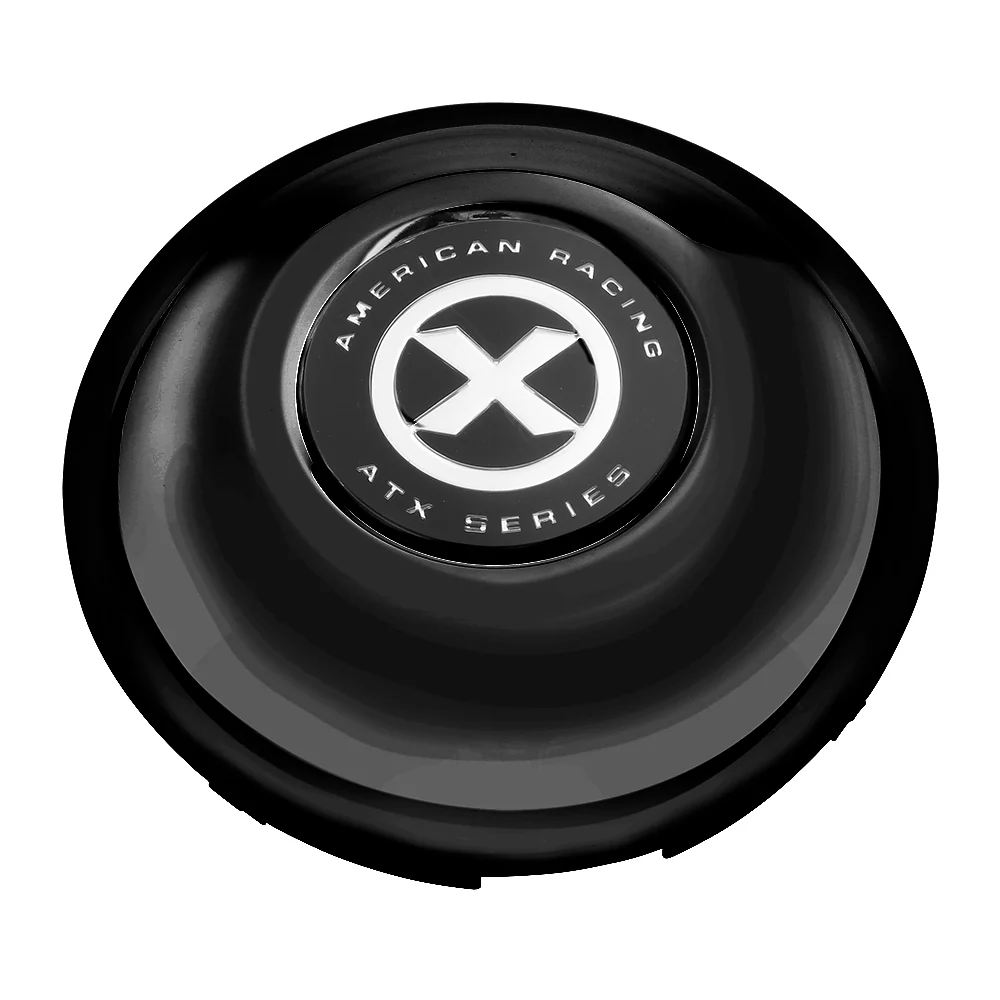 ATX AO19002015B Black Snap-In Wheel Center Cap