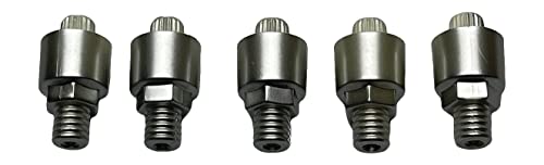 Ballistic 978 Cannon Silver Press in Replacement Wheel Face Bolts 5 PCS