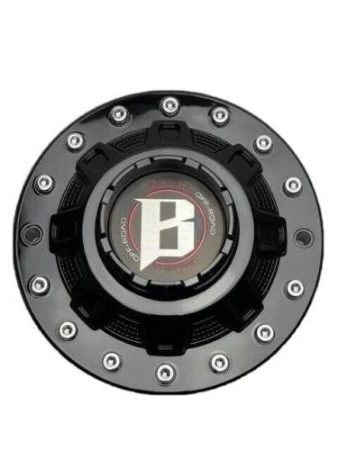 Ballistic Gloss Black Chrome Rivets Wheel Center Cap CAP BL-02