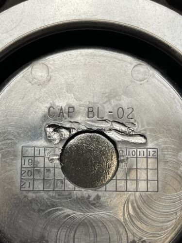 Ballistic Gloss Black Chrome Rivets Wheel Center Cap CAP BL-02 - Image 3