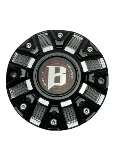 Ballistic Gloss Black with Chrome Wheel Center Cap CAP OR-D3 CAP OR-D