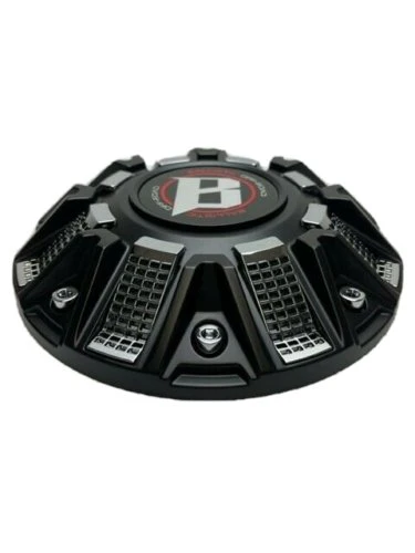 Ballistic Matte Black and Chrome Wheel Center Cap CAP OR-D3 CAP OR-D - Image 2