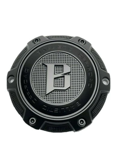 Ballistic Off-Road Matte Black/Matte Black Logo Wheel Center Cap CAP OR_VD