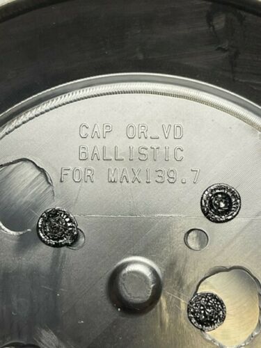 Ballistic Off-Road Matte Black/Matte Black Logo Wheel Center Cap CAP OR_VD - Image 3