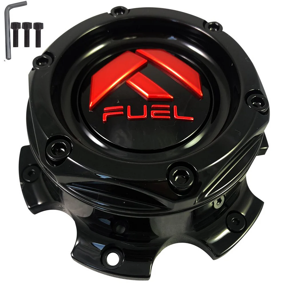 Fuel Off-Road 1004-27GBQ Gloss Black Bolt-On Wheel Center Cap – 6x5.5