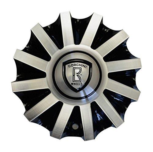Borghini B19 Center Cap Serial Number CSB19-2A Black and Machined