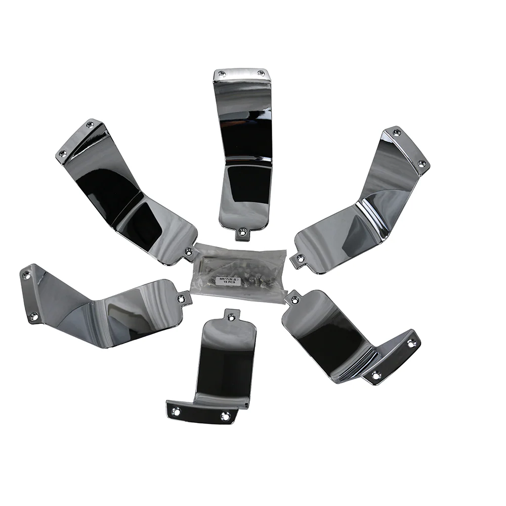 Asanti Black AB811INS21244N-CH Chrome 6-Piece Wheel Insert Set – 20x12