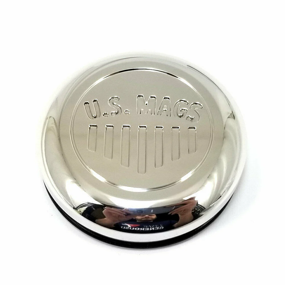 US Mag 1PC 1002-46P Chrome Snap-In Wheel Center Cap