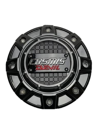 Cosmis Devil Gloss Black Wheel Center Cap 1216