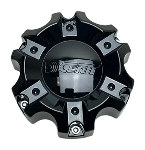 Dcenti Gloss Black Wheel Center Cap CBDW6-1P