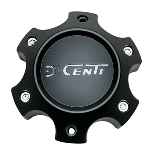 Dcenti Matte Black 6 Lug Wheel Center Cap CBH06-A1P CBH06-A1P-1