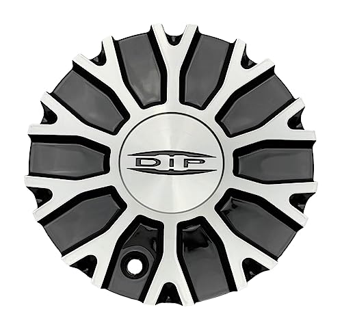 DIP Black and Machined Wheel Center Cap C10D99B 102932295-CAP
