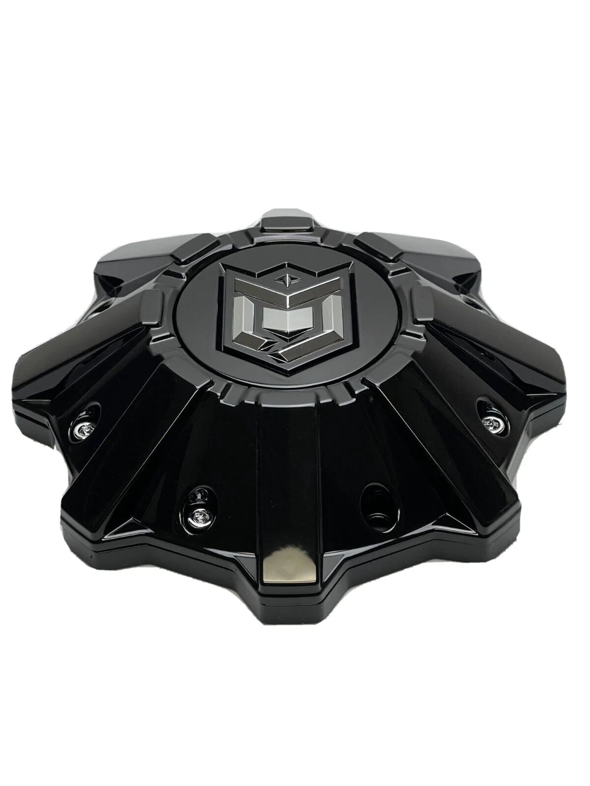Dropstars Gloss Black Wheel Center Cap with Spacer 6056B212 S1209-08 1284C61 - Image 2