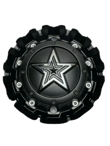 Dropstars Satin Black Short Wheel Center Cap 6032K138 6032L216