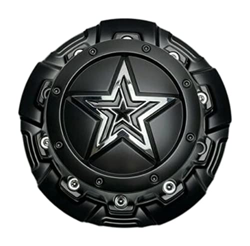 Dropstars Satin Black Tall Wheel Center Cap 6032K138 6033L217 6032B183H