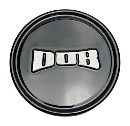 Dub Wheels 1015-09-04GBS Gloss Black Center Cap with Silver Logo