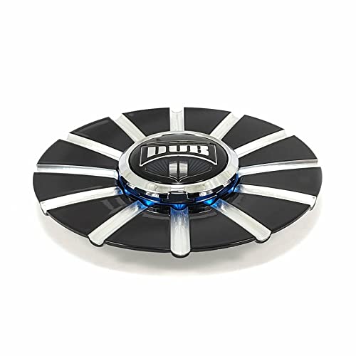 DUB Wheels 38330-15NBL 38330-15 Black and Chrome Finish