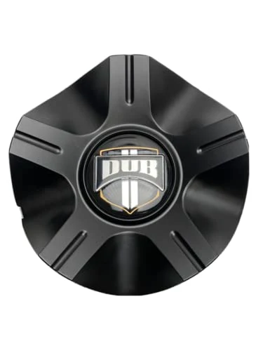 Dub Wheels Matte Black Snap in Wheel Center Cap 4780-25 Cap M-491
