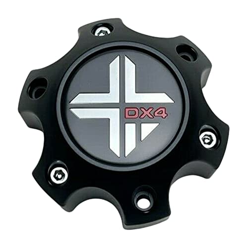 DX4 Matte Black Wheel Center Cap 73062090F-8