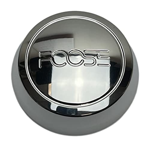 Foose Wheels 1014-09-07H Polished Silver Center Cap Snap in