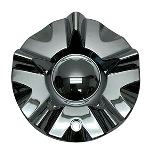 Forte Chrome No Logo Wheel Center Cap C-246-1