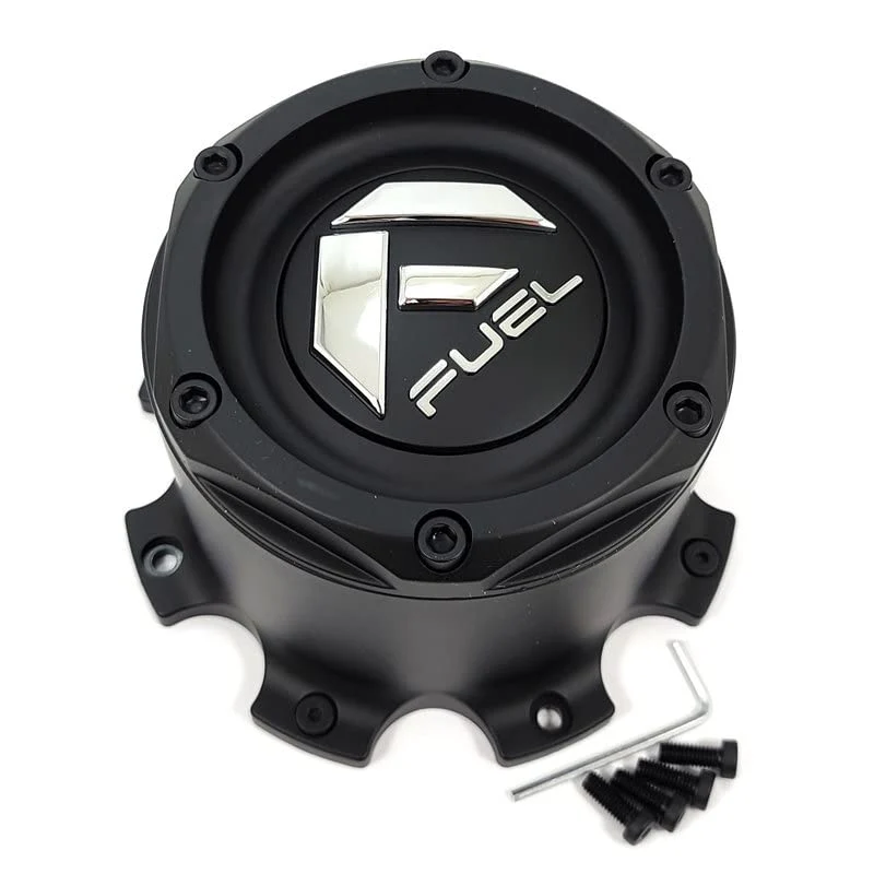 Fuel Mono FUEL MATTE BLACK CAP (8X6.5/8X170 TALL) - 1004-09MB