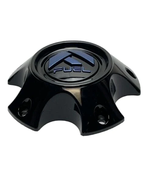 Fuel Off-Road Gloss Black Wheel Center Cap Blue Logo 1006-08GBDK