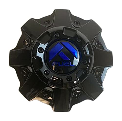 Fuel Offroad 1001-79GBK Gloss Black Blue Logo Wheel Center Cap
