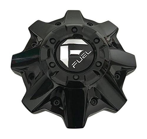 Fuel Offroad 1002-53GBR Cap M-698 Gloss Black Wheel Center Cap with Black Rivets