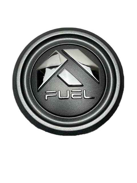 Fuel Offroad Gun Metal Chrome Logo Snap in Wheel Center Cap 1006-48GDC
