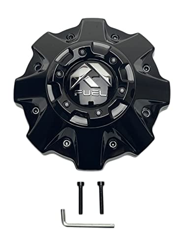 Fuel Offroad Wheels 1001-63GBRKIT5 Gloss Black Cap with Riser 1002-56GBR