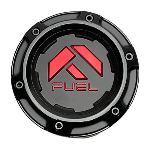 Fuel Offroad Wheels 1005-49TGBQ Gloss Black and Red Center Cap