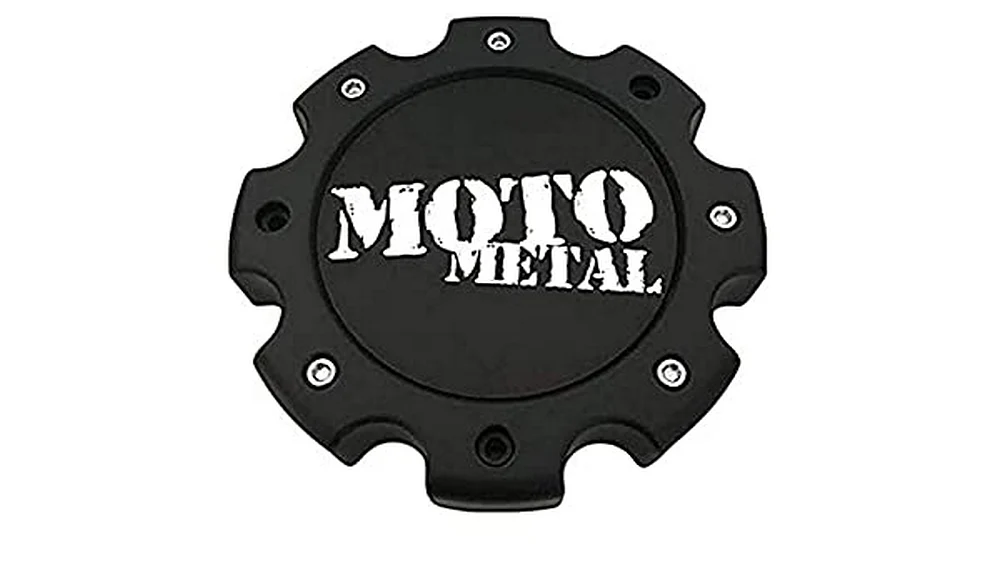 Moto Metal 490L204-YB002 Gloss Black Machined Wheel Center Cap