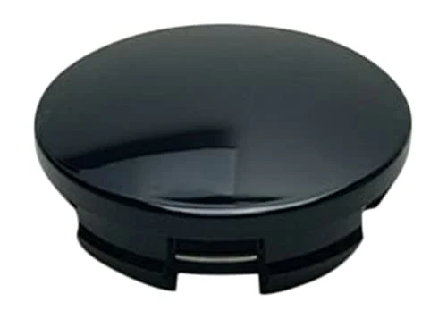 Gloss Black No Logo Snap in Wheel Center Cap CC218-1P
