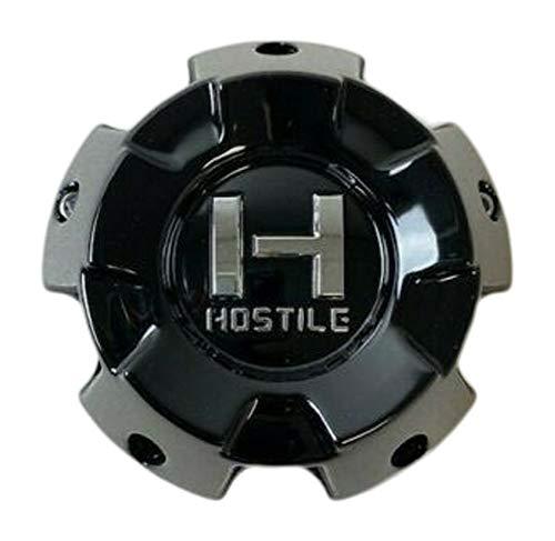 Hostile Gloss Black Wheel 5 Lug Center Cap HC-5001 HC-5001-B