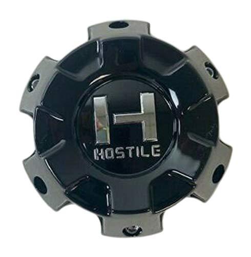 Hostile Gloss Black Wheel 6 Lug Center Cap HC-6001 HC-5001-B