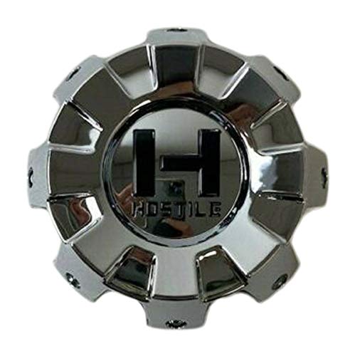 Hostile Wheels 8 Lug Chrome Wheel Center Cap HC-8801 HC-8001-B