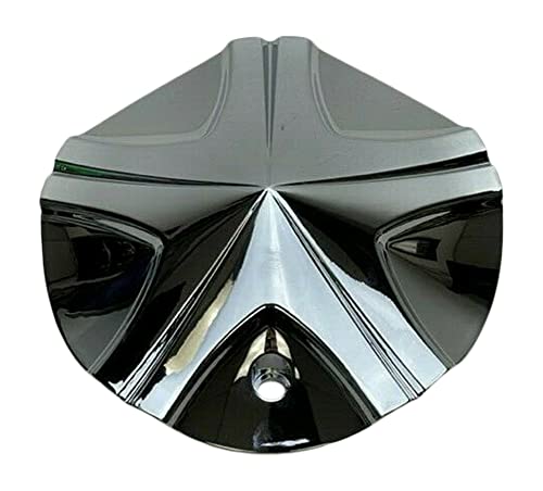 Ice Metal Chrome No Logo Wheel Center Cap 887L175 887-CAP F205-10
