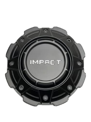 Impact Matte Black Wheel Center Cap C-SD02A F20P424A-6-B