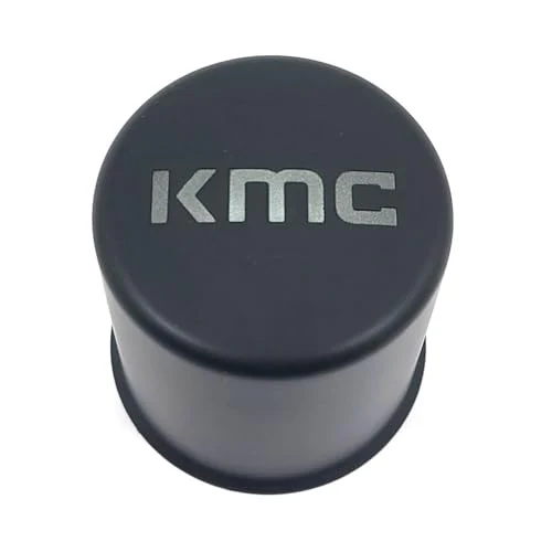 KMC Wheels Matte Black Wheel Center Hub Cap 3.3" Push-Thru for 5x4.5 5x114.3 5x5 5x127 KM522 Enduro