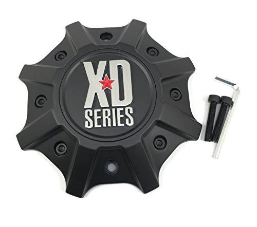 Kmc Xd Series Satin Black Wheel Center Hub Cap 8 1 2 Od Bolt On for 5X5 5X127 5X5 5 5X139 7 5X4 5 5X114 3 5X150 6X135 6X5 5 6X139 7 8X6 5 8X165 1 8X170 8X180 5X135 Xd825 Buck 25 Xd202 Buck 25