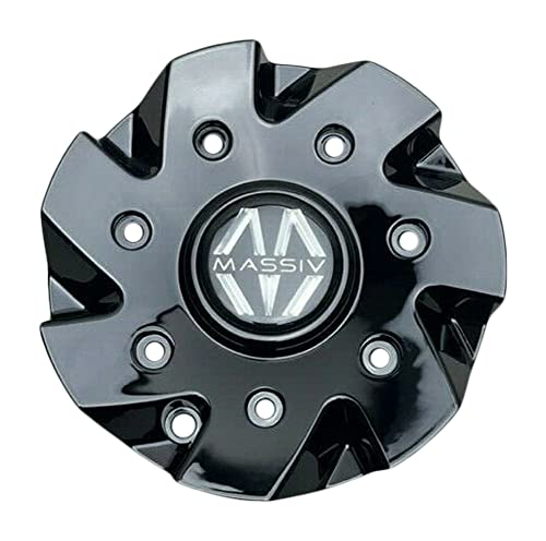 Massiv Gloss Black Wheel Center Cap CS508-1P