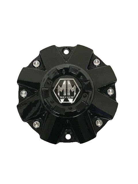 Mayhem Gloss Black Wheel Center Cap C806805-1 C108015-16B01 C806806