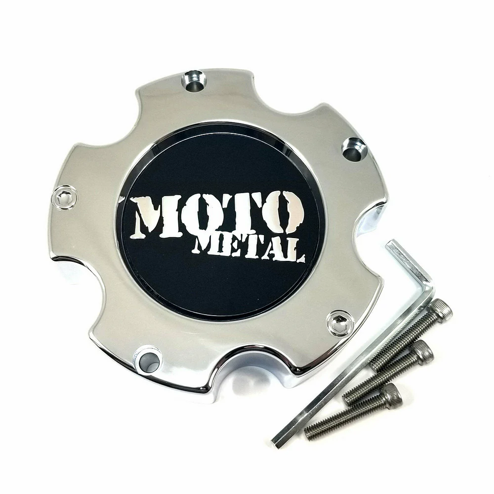 Moto Metal MO909B5139 Chrome Logo Wheel Center Cap – 5x5.5