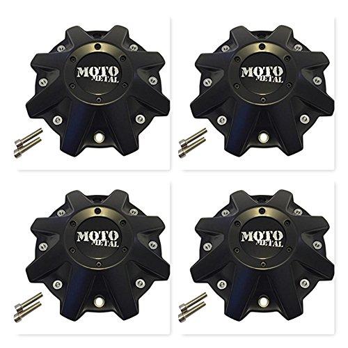Moto Metal 4 Pack 970 479L214 BP-479-MOTO Satin Black Wheel Center Cap HT 005-019
